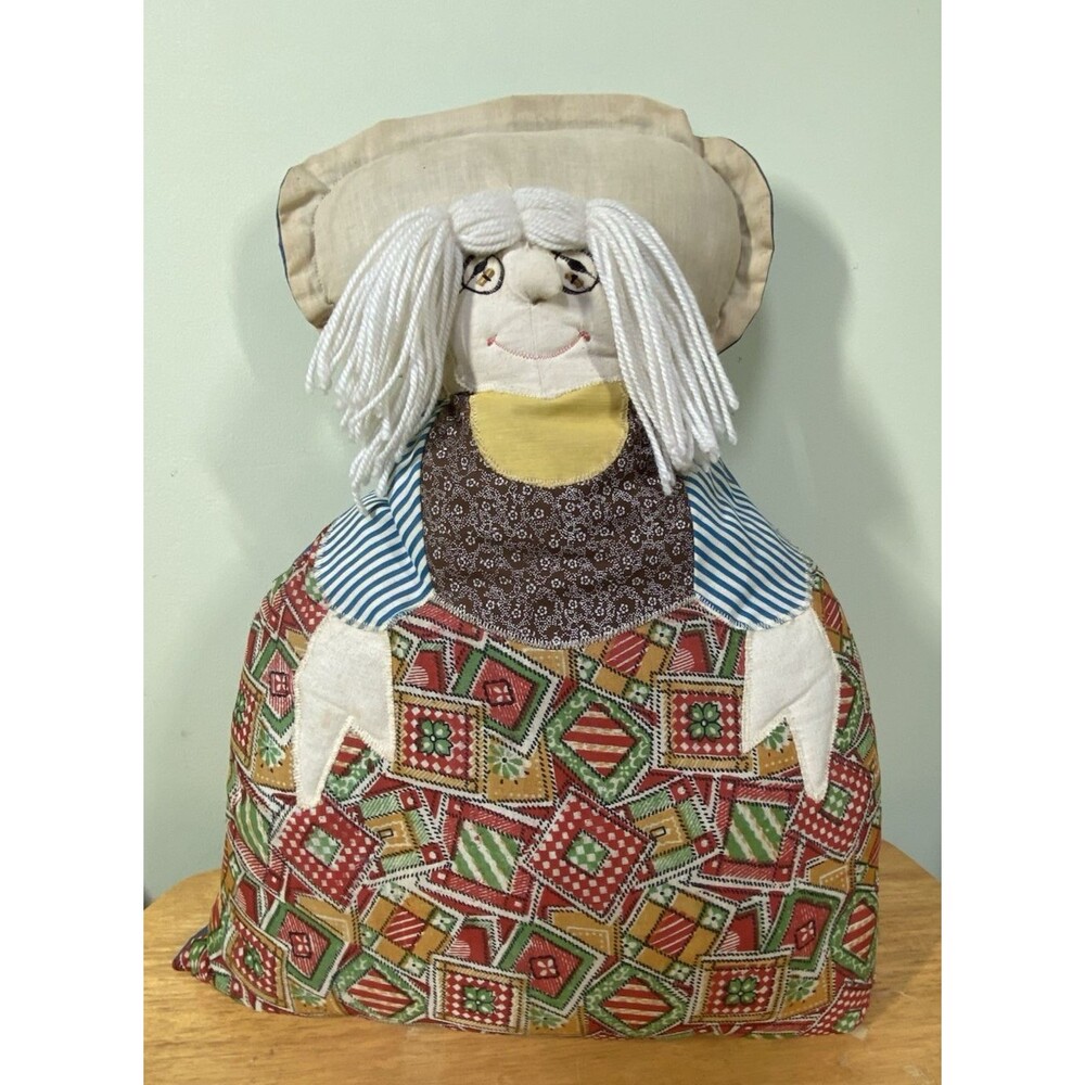 Vintage Seymour Mann Grandma 20-inch Decorative Pillow Country Farmhouse Rustic